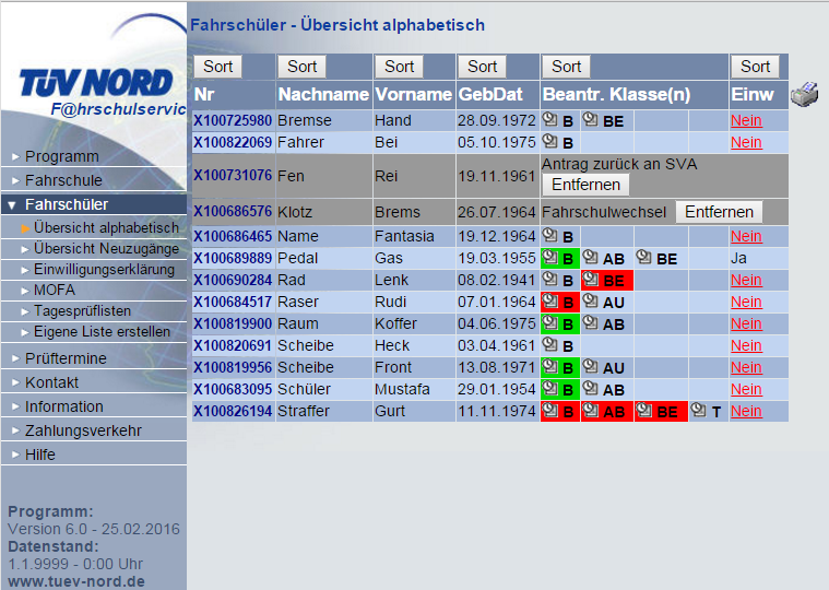 EFA Screenshot