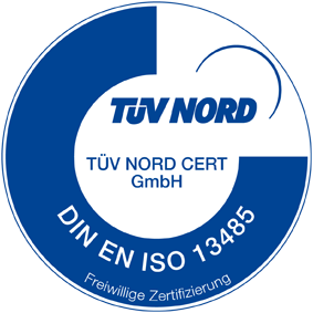 Prüfzeichen ISO 13485 Prüfzeichen ISO 13485