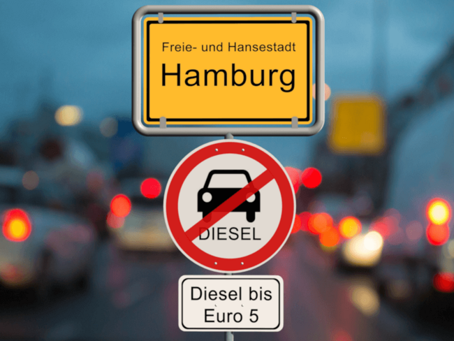 Diesel Fahrverbot Dieselfahrverbot in Hamburg