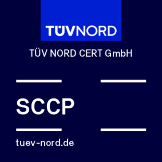 SCCP conformity mark of TÜV NORD