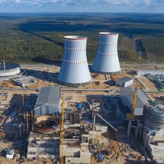Kernkraftwerkbaustelle