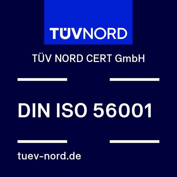 Prüfzeichen DIN ISO 56001
