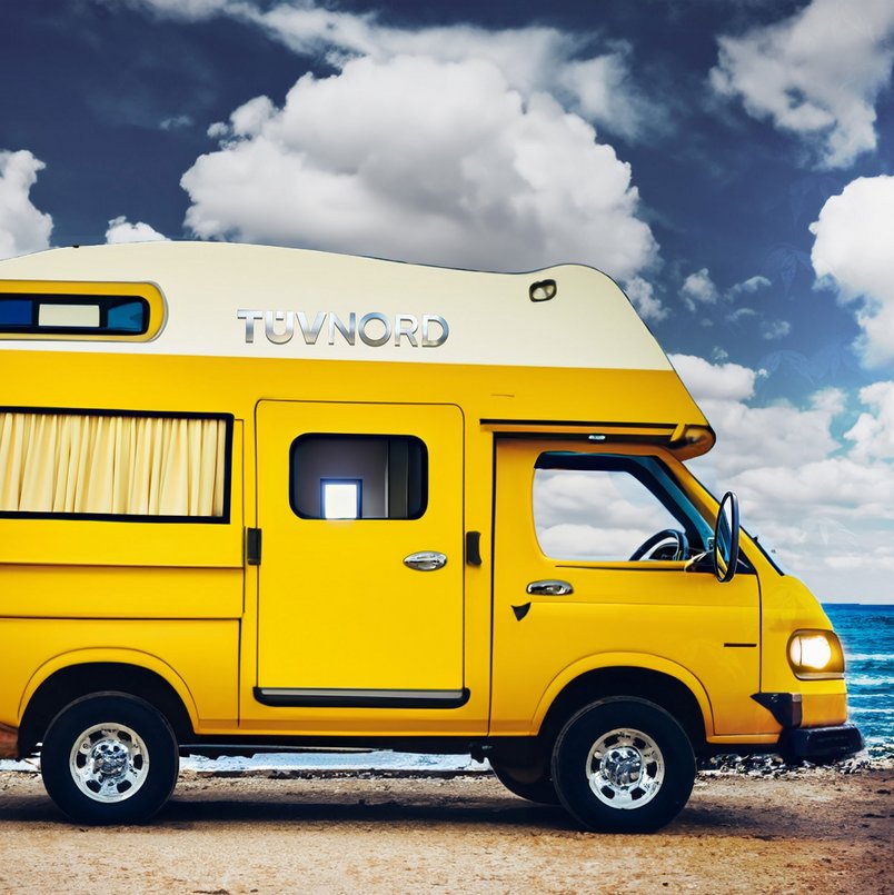 TÜV NORD Wohnmobil am Strand