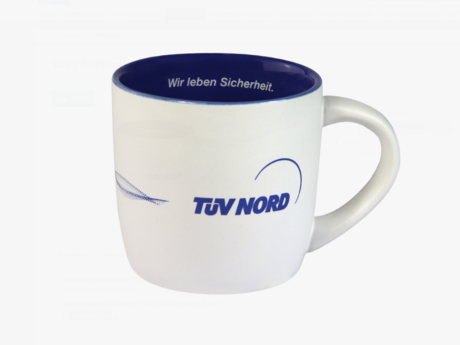 TÜV NORD-Tasse Seite weiterempfehlen und eine TÜV NORD-Tasse erhalten