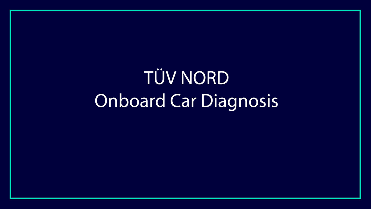 TÜV NORD Onboard Car Diagnosis Explanatory Video Thumbnail
