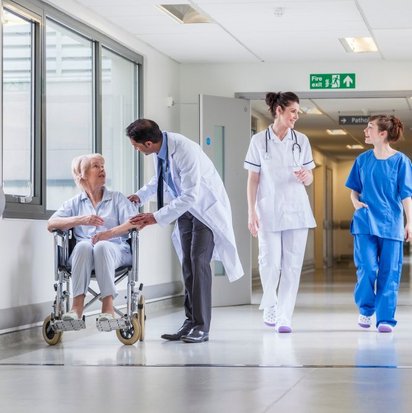 Situation im Krankenhaus