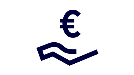 Gratis HU TÜV NORD Hand mit Geld-Icon