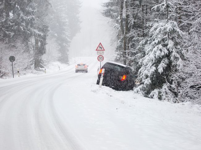 Verkehrsunfälle bei Schnee