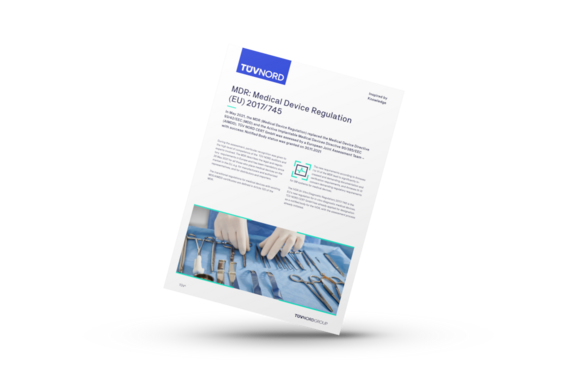 This picture shows the TÜV NORD MDR factsheet 