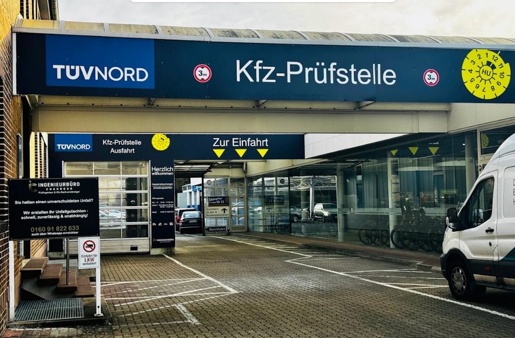 Außenansicht der TÜV NORD Station Im Kalten Tale Wolfenbüttel