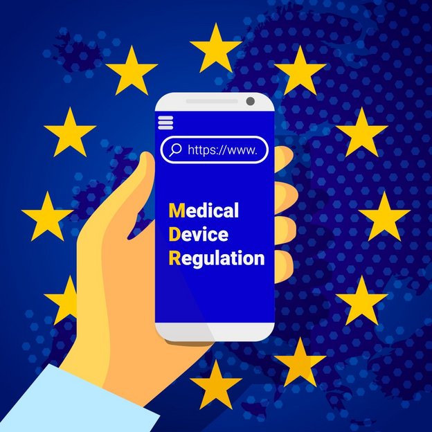 Visual zu MDR Visualisierung zur MDR – der Medizinprodukteverordnung der Europäischen Union zur Regulierung von Medizinprodukten
