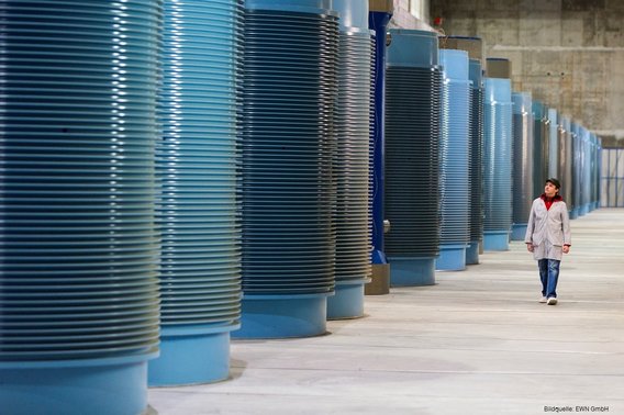 Lagerung radioaktiver Abfälle im Rückbau