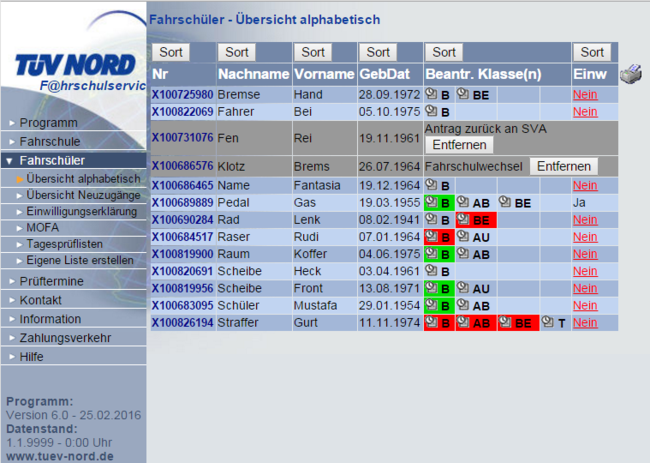 EFA Screenshot