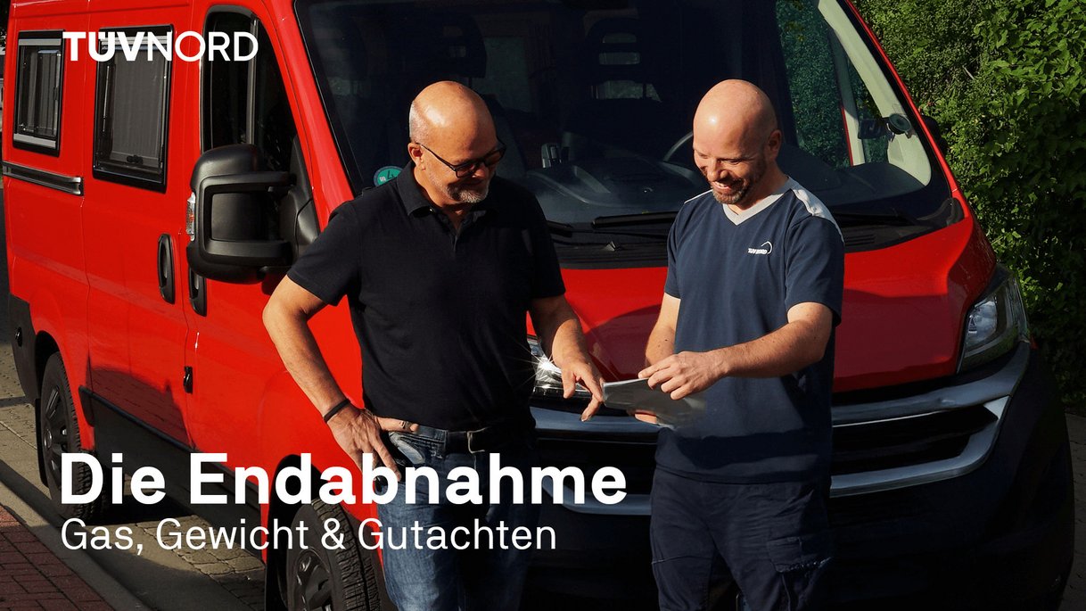 Kastenwagen‑Ausbau Teil 5 – Ulf bei der finalen TÜV‑Abnahme mit Gasanlage, Gewichtskontrolle und Gutachten