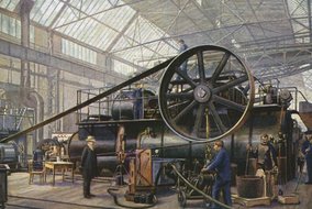 Historische Dampfmaschine