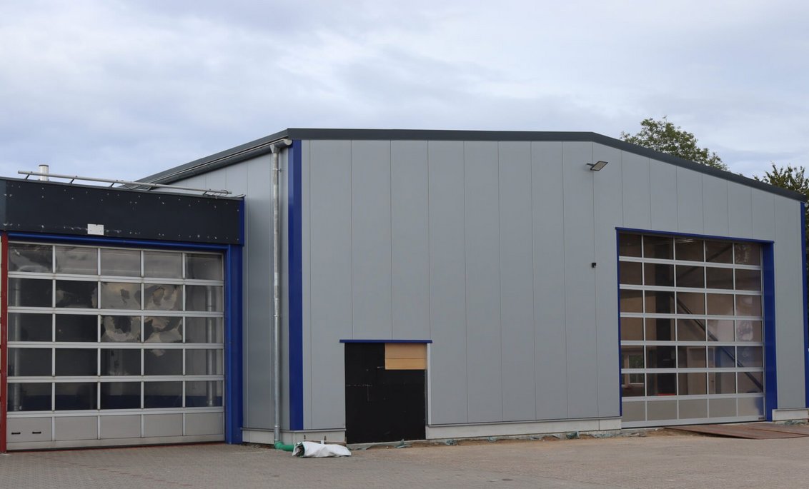 TÜV NORD Prüfstelle Kappeln-Ellenberg mit moderner Fahrzeughalle