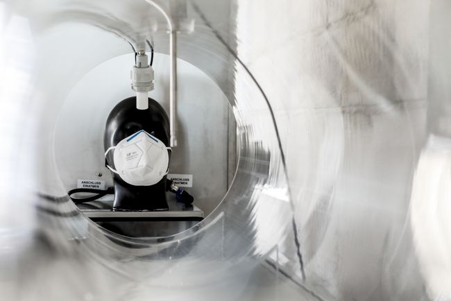 TÜV NORD prüft Atemschutzmasken Prüfung von FFP2 und FFP3-Masken