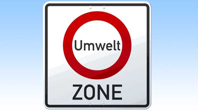 Umweltplakette und Umweltzonen - Auto, Motorrad, Caravan