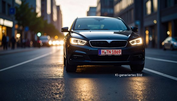Zwei Personen im Auto