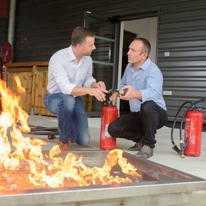 Brandschutz durch Feuerlöschtraining