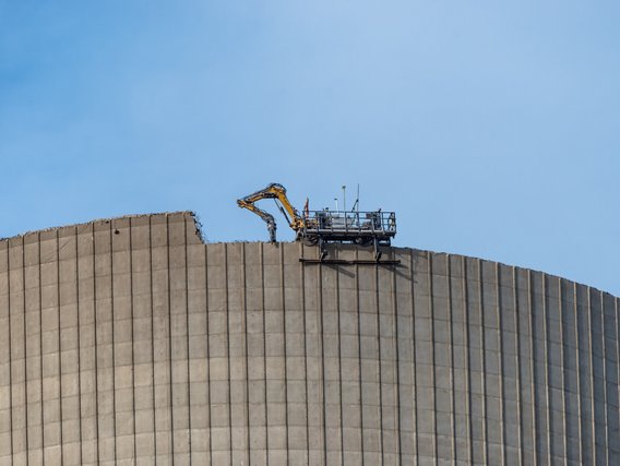 Reaktorbaustelle Rückbau