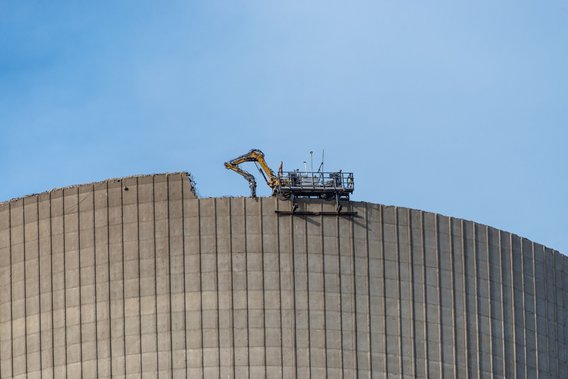 Reaktorbaustelle Rückbau