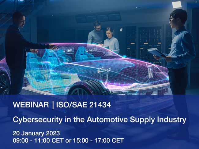 Webinar: Cybersecurity in the Automotive Supply Industry Cybersecurity in the Automotive Supply Industry: Webinar