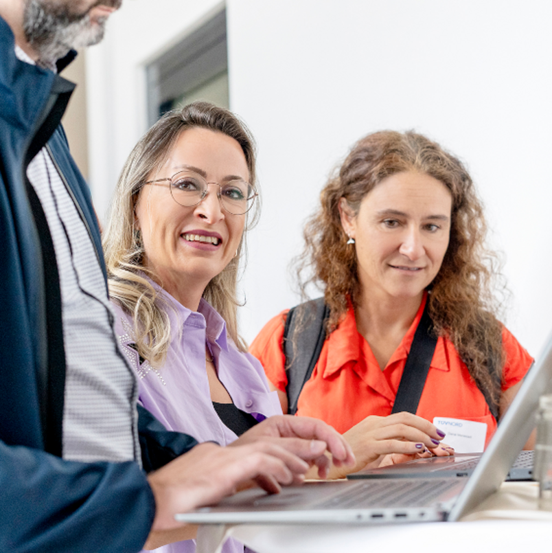 TÜV NORD colleagues during an event 