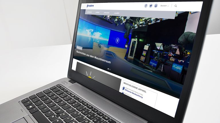 #explore #explore auf dem Laptop