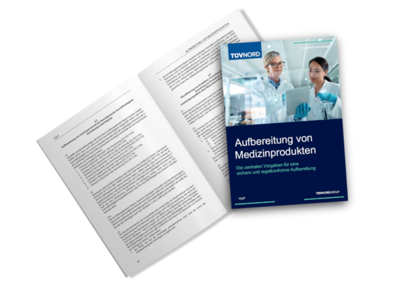 Booklet Mock-up: Aufbereitung von Medizinprodukten Booklet Mock-up: Aufbereitung von Medizinprodukten