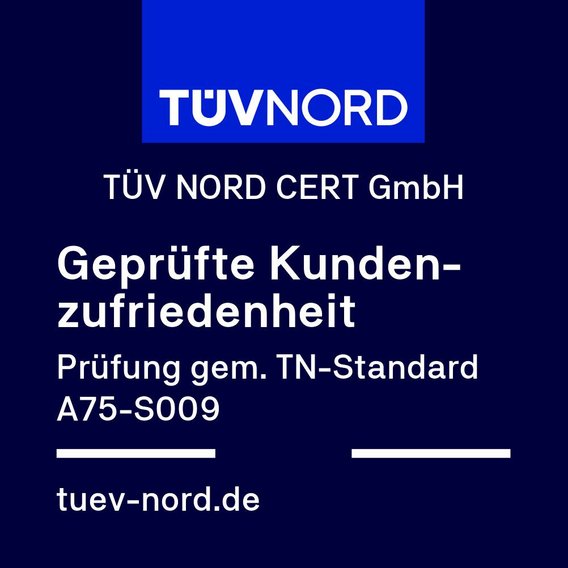 Prüfzeichen Geprüfte Kundenzufriedenheit