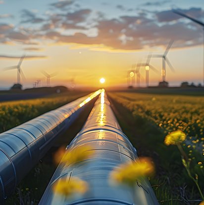 Sustainable biomass from biogas plants, tested in accordance with SURE certification.