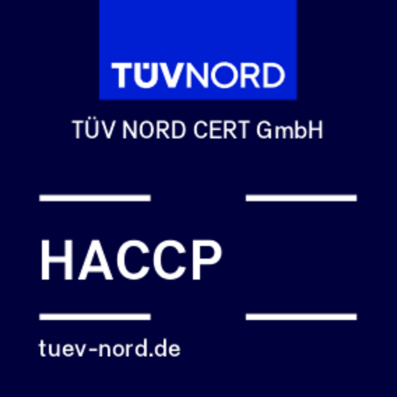 TÜV NORD HACCP certificate – Seal for verified food safety and hygiene standards