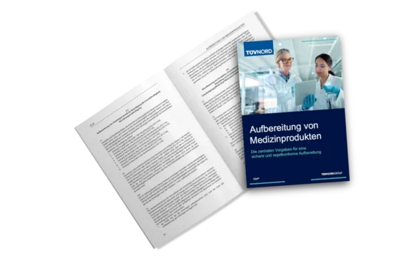 Booklet Mock-up: Aufbereitung von Medizinprodukten Booklet Mock-up: Aufbereitung von Medizinprodukten