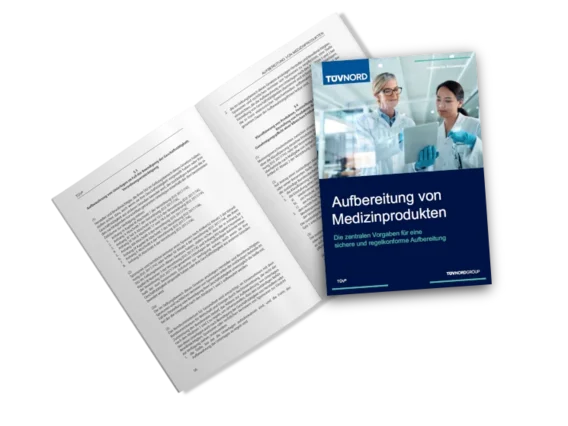 Booklet Mock-up: Aufbereitung von Medizinprodukten Booklet Mock-up: Aufbereitung von Medizinprodukten