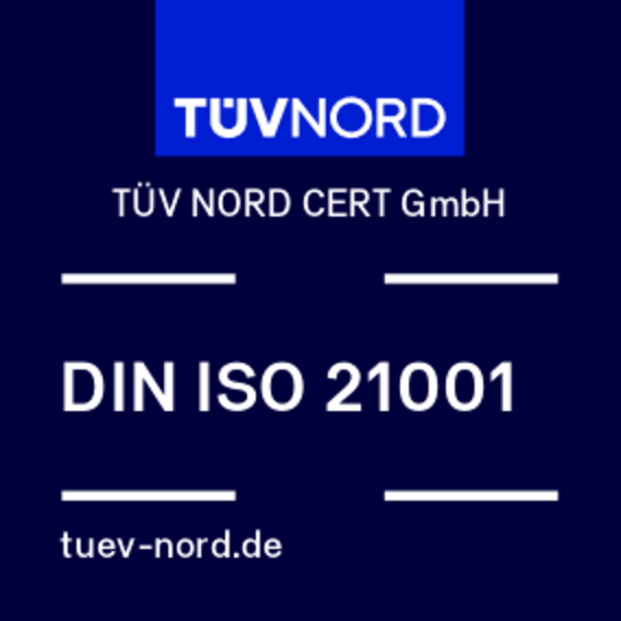 Prüfzeichen DIN ISO 21001