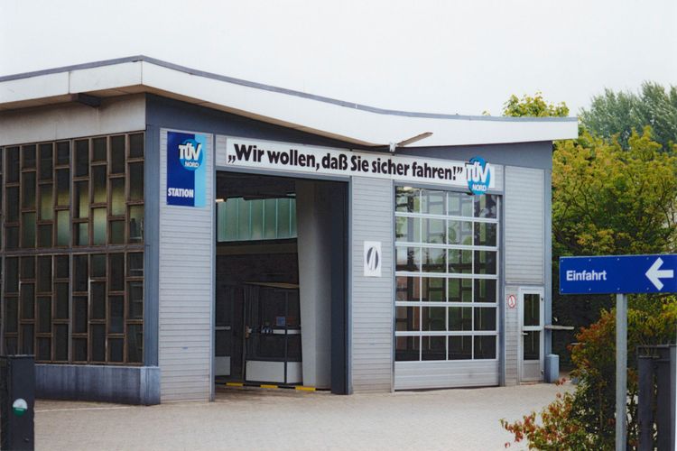 این پیام هنوز معتبر است: مرکز آزمون TÜV NORD در رندزبورگ، قبل از اصلاح املایی.