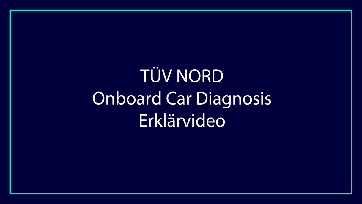 TÜV NORD Onboard Car Diagnosis Erklärvideo Thumbnail
