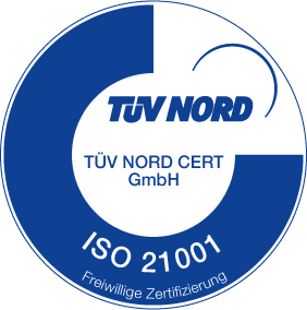 Prüfzeichen ISO 21001 Zertifizierung
