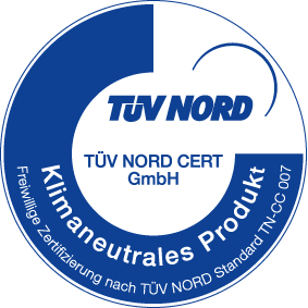 Prüfzeichen klimaneutrales Produkt