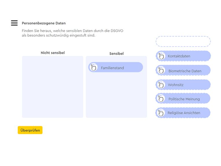 Interaktive Elemente stellen den optimalen Lernerfolg sicher.